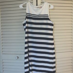 Vineyard Vines Striped Nantucket shift dress‎ XS NWT BLUE/White